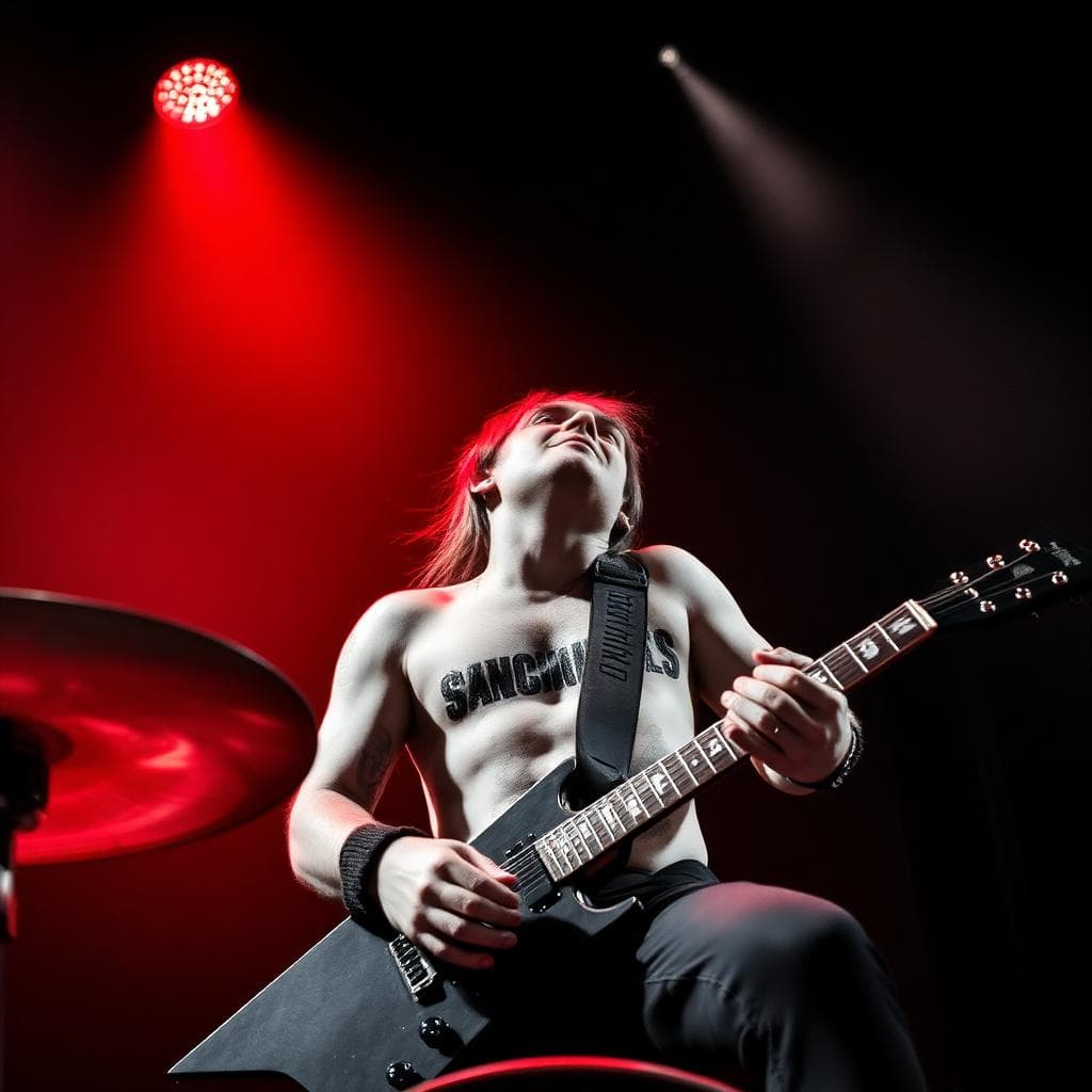 Drummer action photography